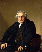 Jean Auguste Dominique Ingres Portrait of Monsieur Bertin painting